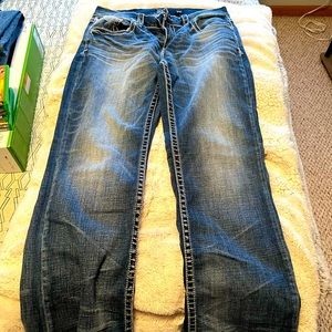 Buckle black men’s jeans. Size 34R